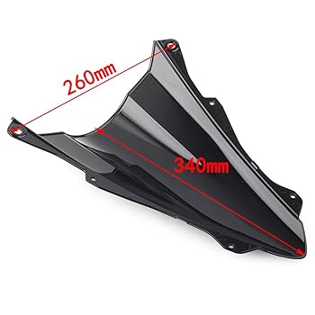 Amazon | 2020 ZX25R向け ウィンド スクリーン メーターバイザー